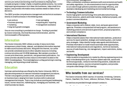 SBDC flyer