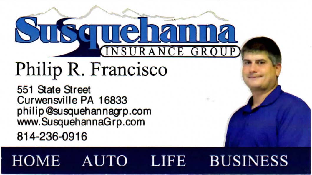 Susquehanna Insurance Group Busines Card
